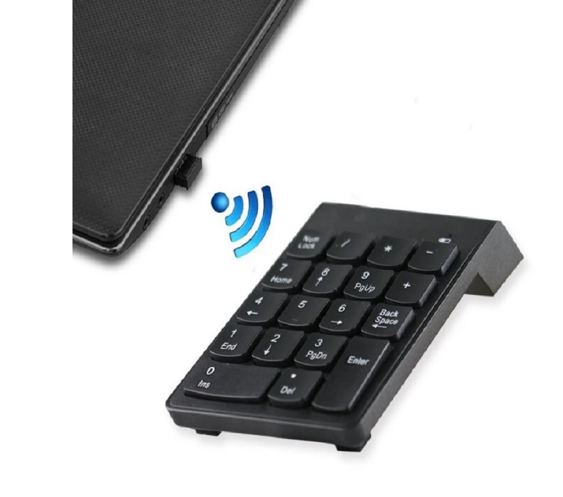 Užitočná bezdrôtová numerická klávesnica